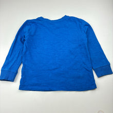 Load image into Gallery viewer, Unisex Anko, blue marle cotton long sleeve t-shirt, embroidered, GUC, size 3,  