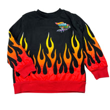Load image into Gallery viewer, Unisex Hot Wheels, Let's Race cotton blend fleece lined sweater, car, GUC, size 5,  