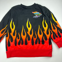 Load image into Gallery viewer, Unisex Hot Wheels, Let's Race cotton blend fleece lined sweater, car, GUC, size 5,  