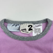 Load image into Gallery viewer, Girls Disney, Thumper (Bambi) stretch cotton waffle pyjama top, EUC, size 2,  