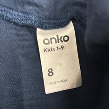 Load image into Gallery viewer, Unisex Anko, navy cotton long sleeve skivvy, EUC, size 8,  