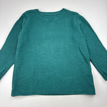 Load image into Gallery viewer, Unisex Anko, teal cotton blend knit long sleeve t-shirt, GUC, size 4,  