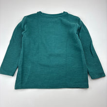 Load image into Gallery viewer, Unisex Anko, teal cotton blend knit long sleeve t-shirt, GUC, size 4,  