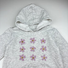 Load image into Gallery viewer, Girls Anko, grey cotton blend fleece lined hoodie, GUC, size 7,  