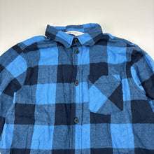 Load image into Gallery viewer, Unisex H&amp;M, check flannel cotton long sleeve shirt, EUC, size 7,  