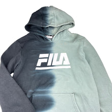 Load image into Gallery viewer, Unisex FILA, cotton blend fleece lined hoodie, GUC, size 12,  