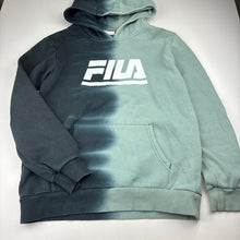 Load image into Gallery viewer, Unisex FILA, cotton blend fleece lined hoodie, GUC, size 12,  