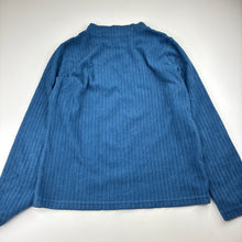 Load image into Gallery viewer, Unisex UNIQLO KIDS, blue ribbed knit sweater, EUC, size 9-10,  