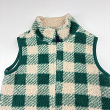 Load image into Gallery viewer, Unisex Carter's, check zip fleece vest, pilling, FUC, size 2,  