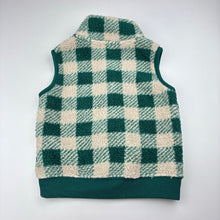 Load image into Gallery viewer, Unisex Carter's, check zip fleece vest, pilling, FUC, size 2,  