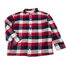Load image into Gallery viewer, Boys MUJI CO., LTD, check cotton long sleeve shirt, GUC, size 5,  