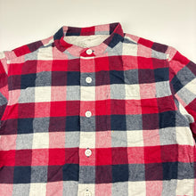 Load image into Gallery viewer, Boys MUJI CO., LTD, check cotton long sleeve shirt, GUC, size 5,  