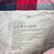 Load image into Gallery viewer, Boys MUJI CO., LTD, check cotton long sleeve shirt, GUC, size 5,  