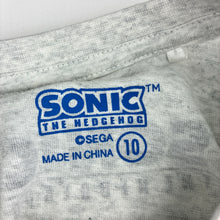 Load image into Gallery viewer, Unisex SEGA, SONIC THE HEDGEHOG cotton long sleeve t-shirt, EUC, size 10,  