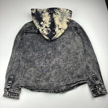 Load image into Gallery viewer, Unisex Breakers, stretch denim hooded long sleeve shirt, GUC, size 7,  