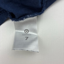 Load image into Gallery viewer, Girls Target, navy cotton long sleeve t-shirt, unicorn, GUC, size 7,  