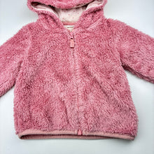 Load image into Gallery viewer, Girls Next, pink zip fleece hooded jacket, animal ears, FUC, size 1,  