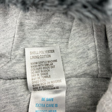 Load image into Gallery viewer, Unisex Tiny Little Wonders, grey zip fleece hooded jacket, GUC, size 1,  
