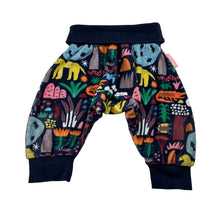 Load image into Gallery viewer, Unisex Halcyon Nights, velour track pants, elasticated, crocodile, GUC, size 00,  