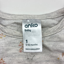 Load image into Gallery viewer, Unisex Anko, grey cotton blend sweater, deer, FUC, size 1,  