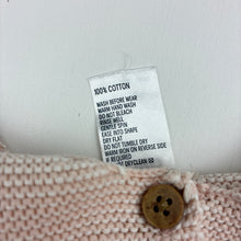 Load image into Gallery viewer, Girls Anko, pink cotton knit cardigan, FUC, size 1,  