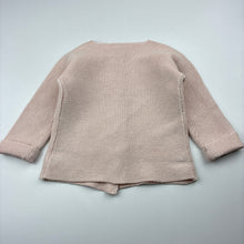 Load image into Gallery viewer, Girls Anko, pink cotton knit cardigan, FUC, size 1,  