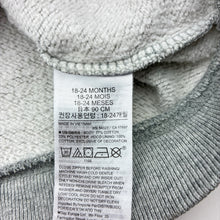 Load image into Gallery viewer, Girls Baby Gap, grey cotton blend zip fleece lined hoodie, embroidered, FUC, size 2,  