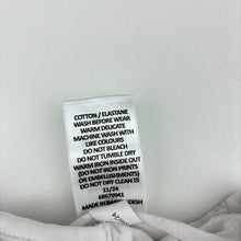 Load image into Gallery viewer, Unisex Target, white stretch organic cotton zip coverall, GUC, size 00,  