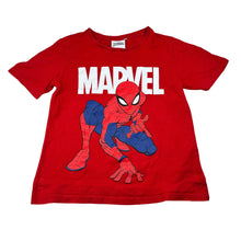 Load image into Gallery viewer, Boys Marvel, Spider-Man cotton t-shirt, FUC, size 6,  