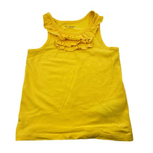Load image into Gallery viewer, Girls LC Waikiki, yellow cotton ruffle singlet, EUC, size 6-7,  