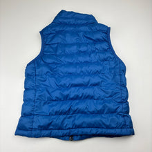 Load image into Gallery viewer, Unisex Uniqlo, blue zip puffer vest, minor marks, FUC, size 5,  