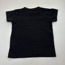 Load image into Gallery viewer, Boys Sesame Street, Cookie Monster black cotton t-shirt, embroidered, GUC, size 3,  