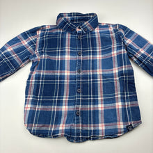 Load image into Gallery viewer, Boys Target, check flannel cotton long sleeve shirt, FUC, size 3,  