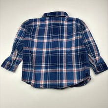 Load image into Gallery viewer, Boys Target, check flannel cotton long sleeve shirt, FUC, size 3,  