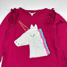 Load image into Gallery viewer, Girls Milkshake, cotton ruffle long sleeve t-shirt, embroidered, GUC, size 7,  