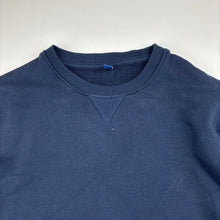 Load image into Gallery viewer, Unisex Uniqlo, navy cotton blend sweater, GUC, size 7-8,  