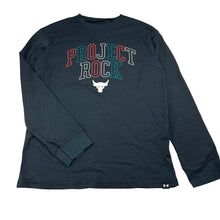 Load image into Gallery viewer, Unisex Under Armour, black long sleeve sports / activewear top., FUC, size 10-11,  