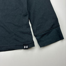 Load image into Gallery viewer, Unisex Under Armour, black long sleeve sports / activewear top., FUC, size 10-11,  