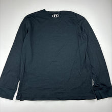 Load image into Gallery viewer, Unisex Under Armour, black long sleeve sports / activewear top., FUC, size 10-11,  