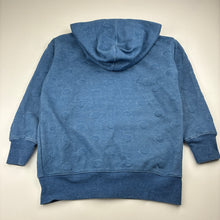 Load image into Gallery viewer, Girls Anko, blue zip hoodie, circle motif, wash fade, pilling, FUC, size 8,  
