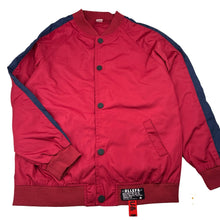 Load image into Gallery viewer, Unisex DLLEFA, red bomber jacket, GUC, size 14,  