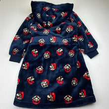 Load image into Gallery viewer, Unisex Nintendo, Mario bath robe / dressing gown, GUC, size 3,  