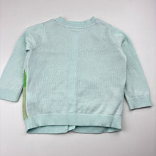 Load image into Gallery viewer, Girls Dymples, organic cotton knit cardigan, rainbow, FUC, size 1,  