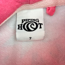 Load image into Gallery viewer, Girls Piping Hot, floral zip fleece lined hoodie, butterfly, GUC, size 7,  