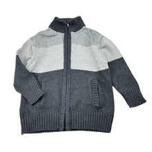 Load image into Gallery viewer, Boys H&amp;T, cotton knit zip cardigan, FUC, size 2,  