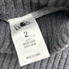 Load image into Gallery viewer, Boys H&amp;T, cotton knit zip cardigan, FUC, size 2,  