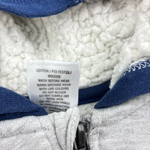 Load image into Gallery viewer, Unisex Target, striped cotton blend zip fleece lined hooded jacket, FUC, size 1,  