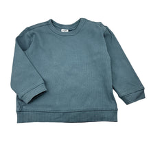 Load image into Gallery viewer, Unisex Target, teal stretch cotton ribbed long sleeve t-shirt, GUC, size 2,  
