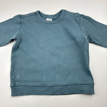 Load image into Gallery viewer, Unisex Target, teal stretch cotton ribbed long sleeve t-shirt, GUC, size 2,  