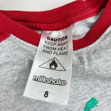 Load image into Gallery viewer, Boys Milkshake, cotton pyjama top, dinosaur, GUC, size 8,  
